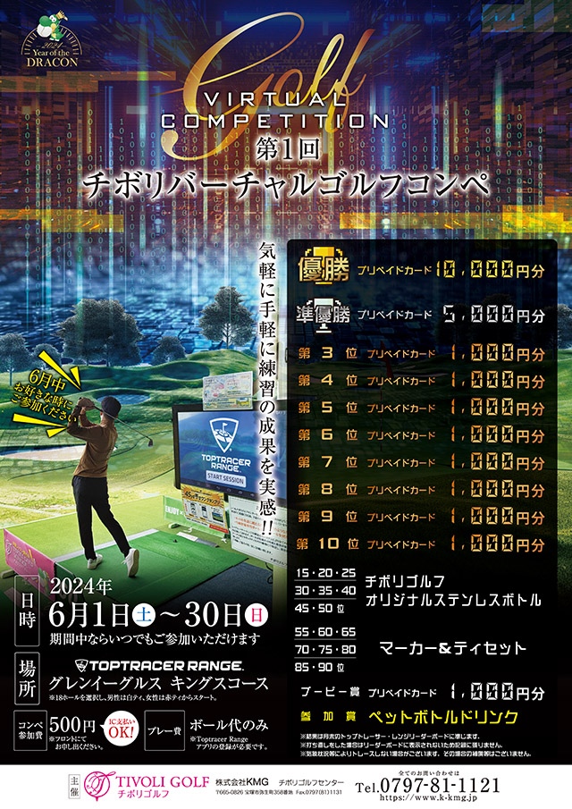 第1回チボリバーチャルゴルフコンペ