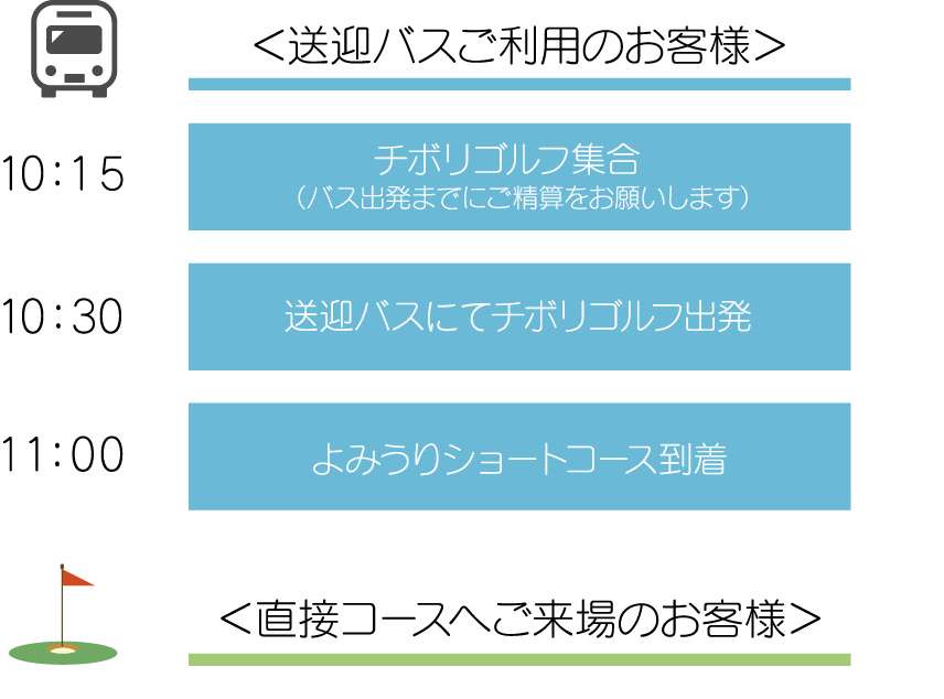 送迎バスご利用のお客様